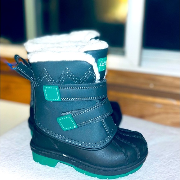 🔥 NEW 🔥Cat & Jack Waterproof Boots (Dark Gray/Denver), Size 6C - $22 - Picture 5 of 10